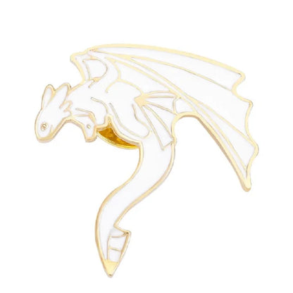 Mystic Flame Dragon Brooch